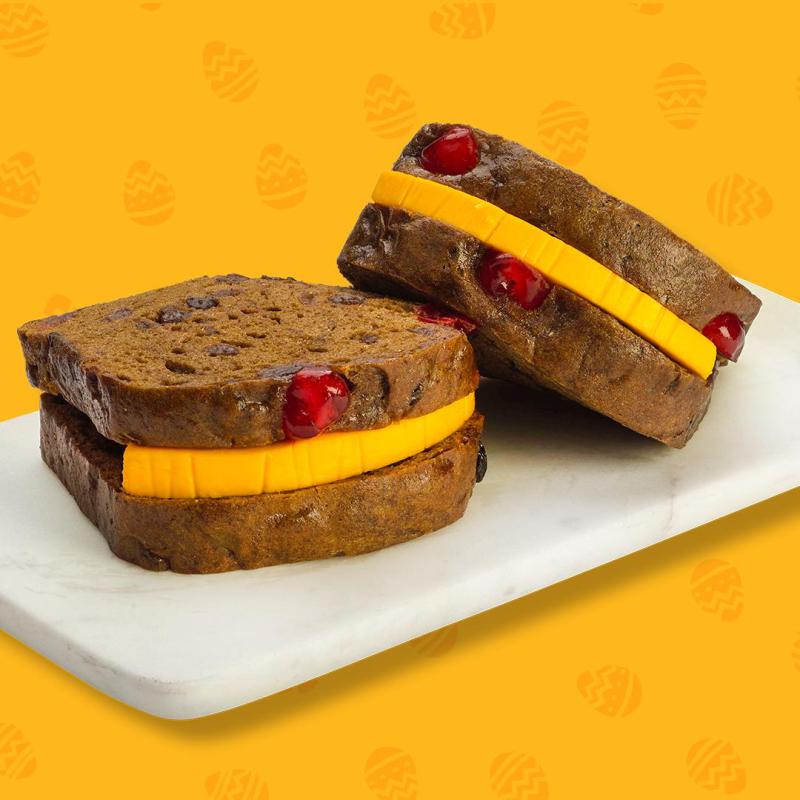 Jamaican Easter Bun and Cheese