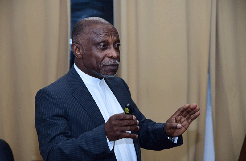 Guyana's Agent at the International Court of Justice, Carl Greenidge