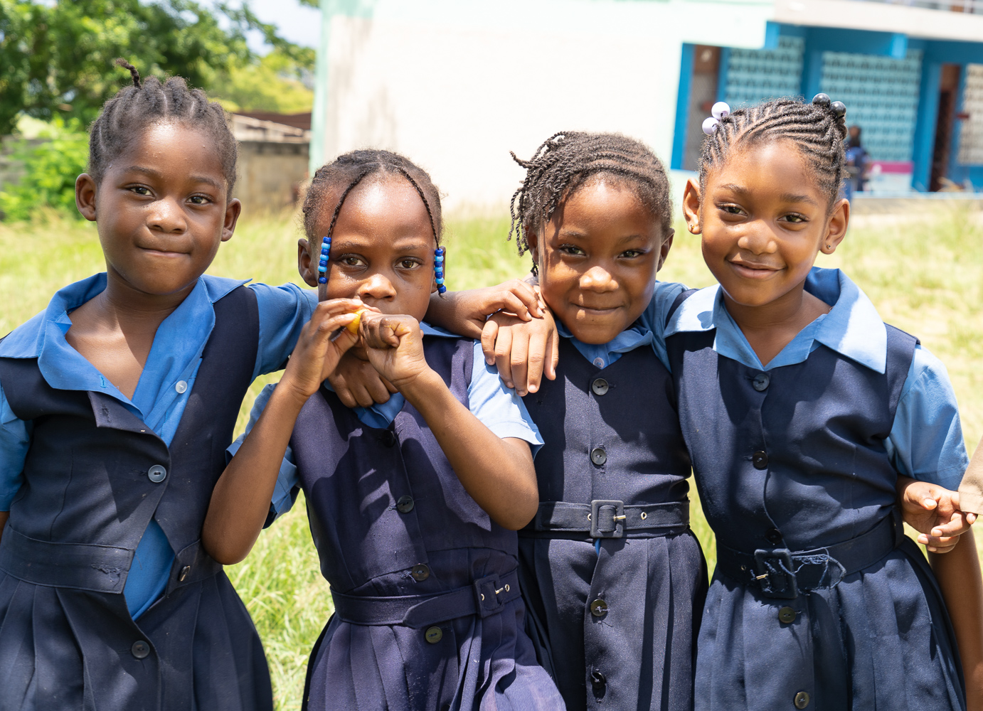 Children from The Bethel Primary School in Hanover. The Common Entrance Examination represented a vast improvement over what existed before. It was the strategy used by the Government to allocate high-school places to primary and prep school children.