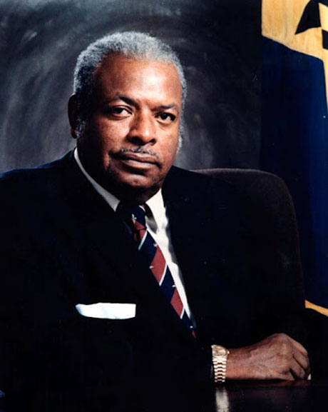 Errol Walton Barrow, the father of independent Barbados.