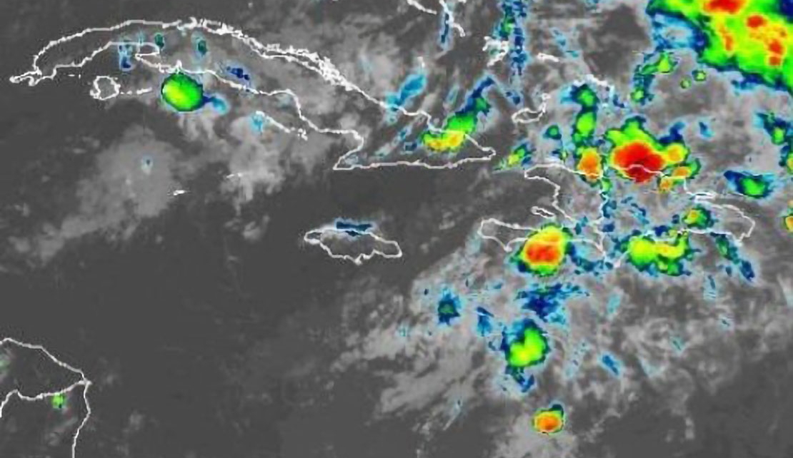 Unstable weather in Caribbean for the next two days