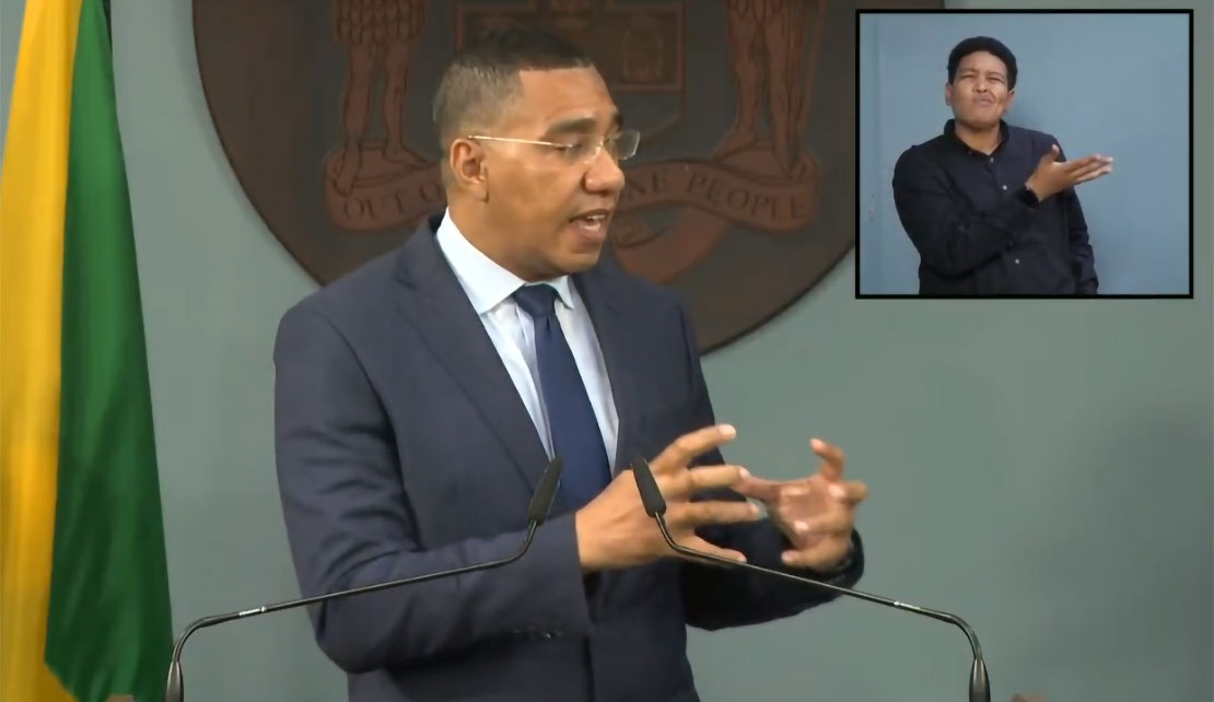 JAMAICA | Holness Reimposes States of Emergencies in 7 police divisions in Kingston and Western Jamaica