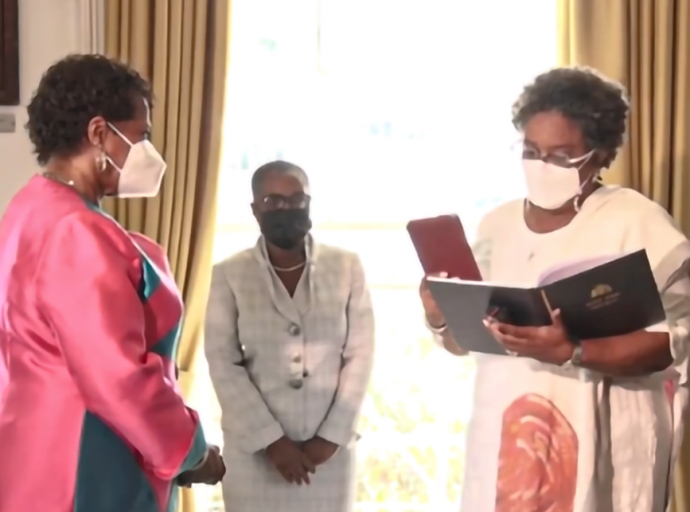 BARBADOS | PM Mia Mottley and Attorney General Dale Marshall Sworn in