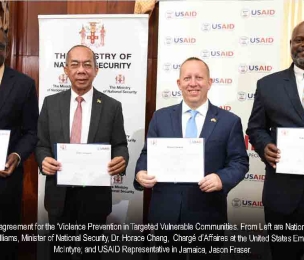 JAMAICA |  GOV'T, USAID launch multi-billion dollar initiative to fight crime, violence