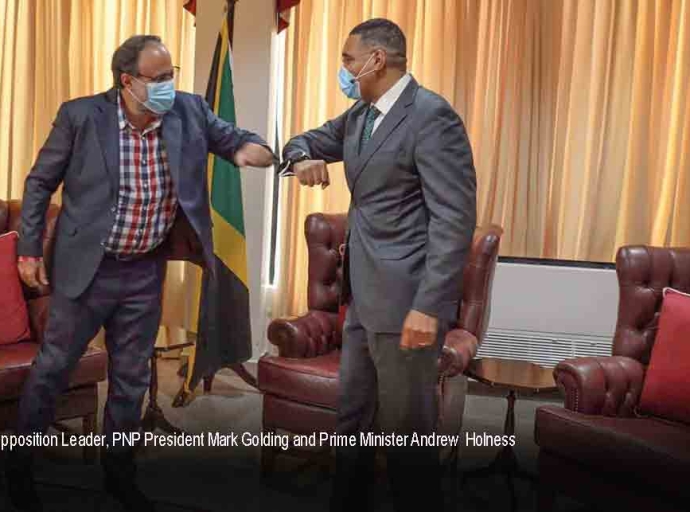 JAMAICA |  Vale Royal Talks between the JLP and the PNP has Resumed