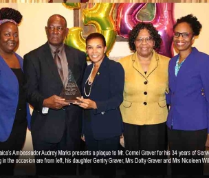 UNITED STATES | Jamaican embassy in Washington says farewell, to long serving staff members