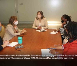 JAMAICA | Vaz commits to re-energizing Jamaica’s participation in the Inter-American Commission of Women (CIM)
