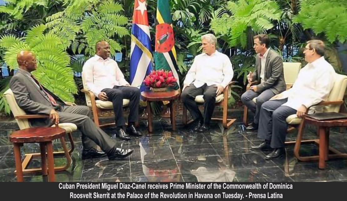CUBA | Dominica's Roosvelt Skerritt on Official Visit to Cuba