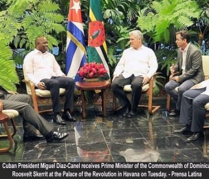 CUBA | Dominica's Roosvelt Skerritt on Official Visit to Cuba