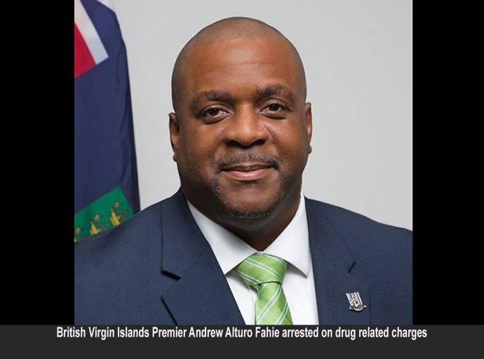 British Virgin Islands premier arrested on drug smuggling charges