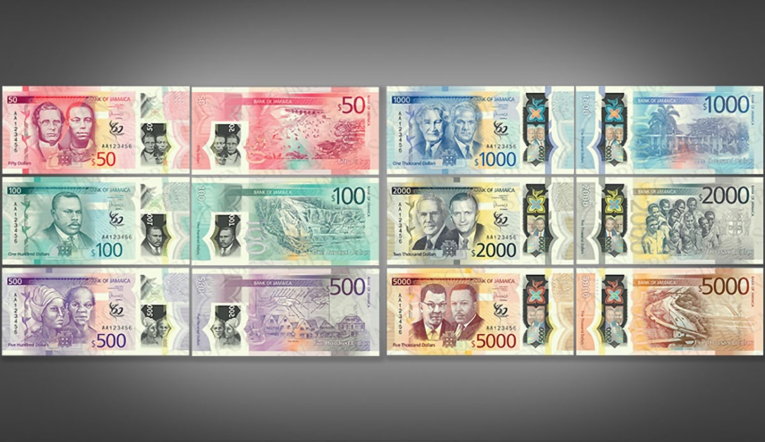 JAMAICA | Michael Manley, Edward Seaga and $2,000 banknote