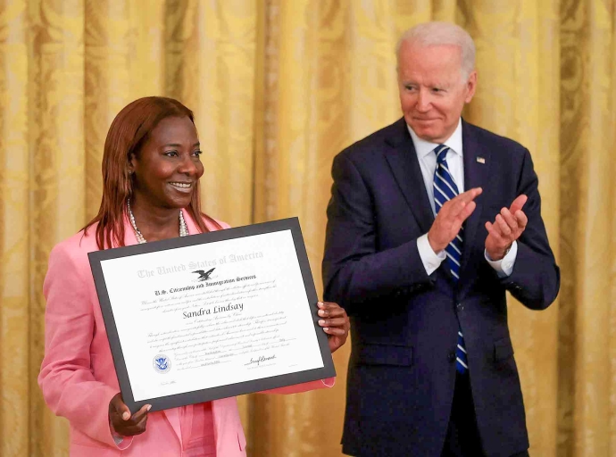 DIASPORA | Jamaican born nurse, Sandra Lindsay to receive Presidential Medal of Freedom