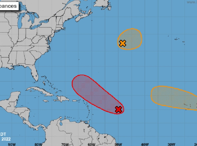 WEATHER | Three disturbances form in the Atlantic producing heavy showers