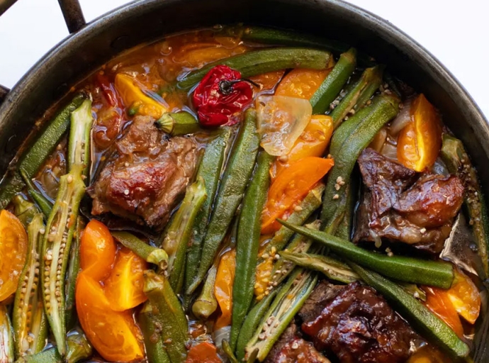 FOOD | Haitian Style Steak with Okra