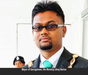 GUYANA | Georgetown's Mayor Ubraj Narine reminds Robeson Benn: No Peace without Justice