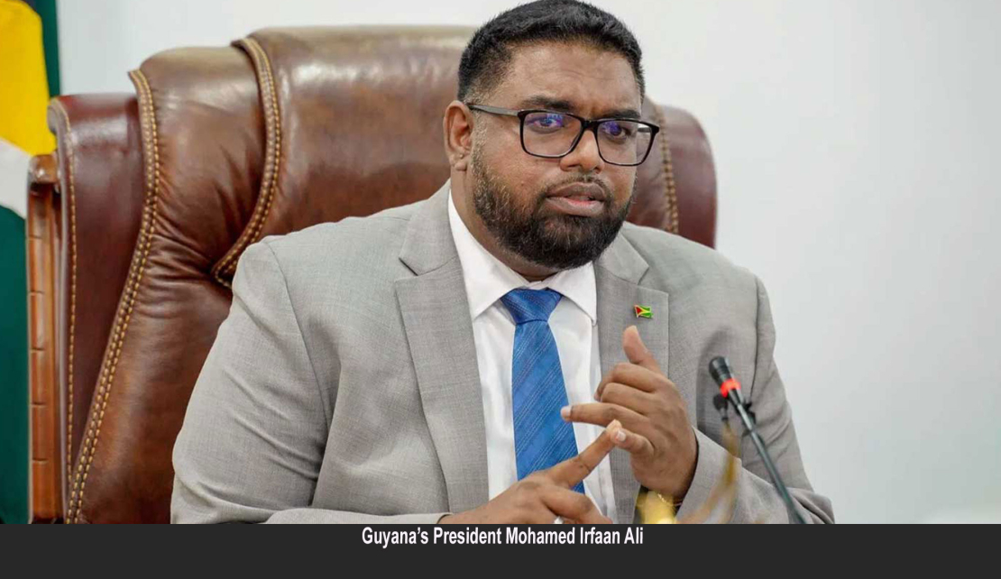 GUYANA'S president to meet with US Congressional Black Caucus