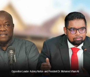 GUYANA | President Ali briefs Opposition Leader on Venezuela’s 'use of force' threat.