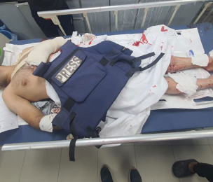 ISRAEL'S  Backers Play Blind, Deaf and Dumb While Journalists Pay With Blood in Gaza