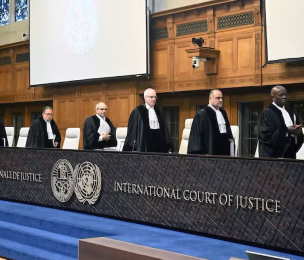 What enforcement power does the International Court of Justice have in South Africa’s genocide case against Israel?