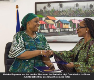 BARBADOS, Liberia forge historic diplomatic relationship