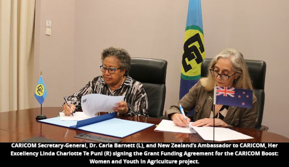 CARICOM | CARICOM’s food security drive receives USD1.6M boost from New Zealand