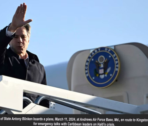 CARICOM | Blinken in Jamaica for Haiti Crisis Talks
