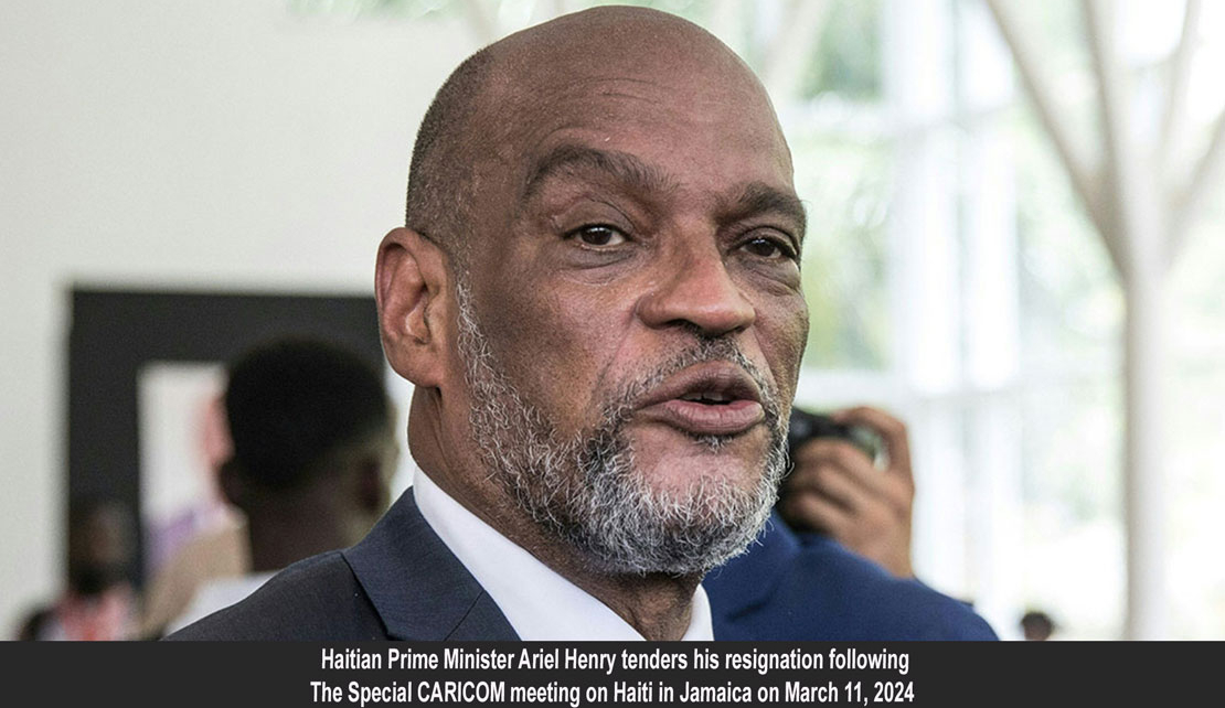 HAITI | Prime Minister Ariel Henry Resigns; "Presidential College" proposed for Haiti; US increases assistance to $233m