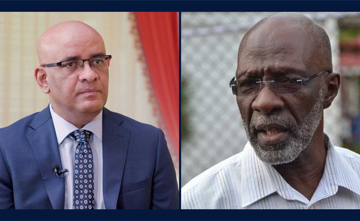 General Secretary of the People’s Progressive Party (PPP) Bharrat Jagdeo and Opposition GECOM Commissioner Vicent Alexander