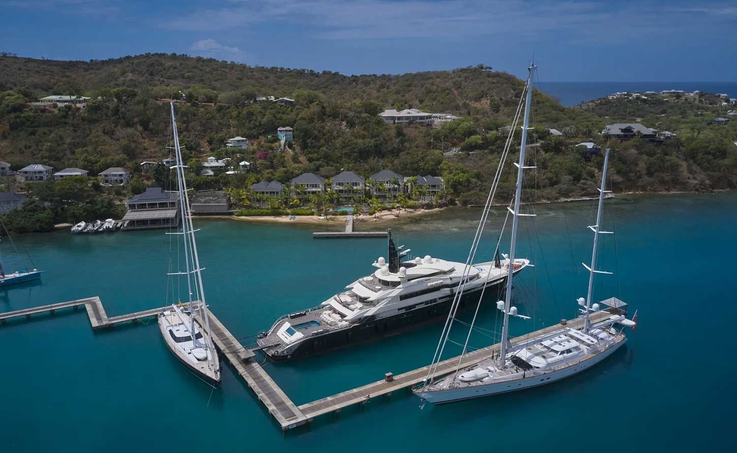 The super Yacht Alfa Nero sold by the Gaston Brown government for $40-million to a Turkish buyer.