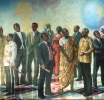 JAMAICA | Former PM Patterson Donates Pan-African Mural to UWI on 90th Birthday