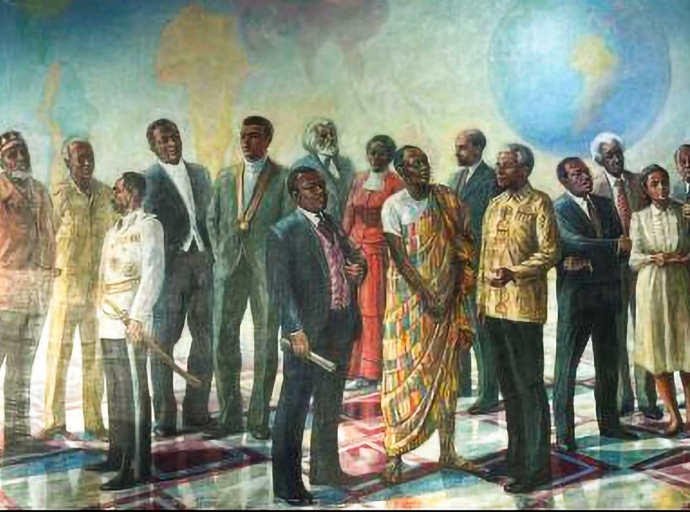 JAMAICA | Former PM Patterson Donates Pan-African Mural to UWI on 90th Birthday