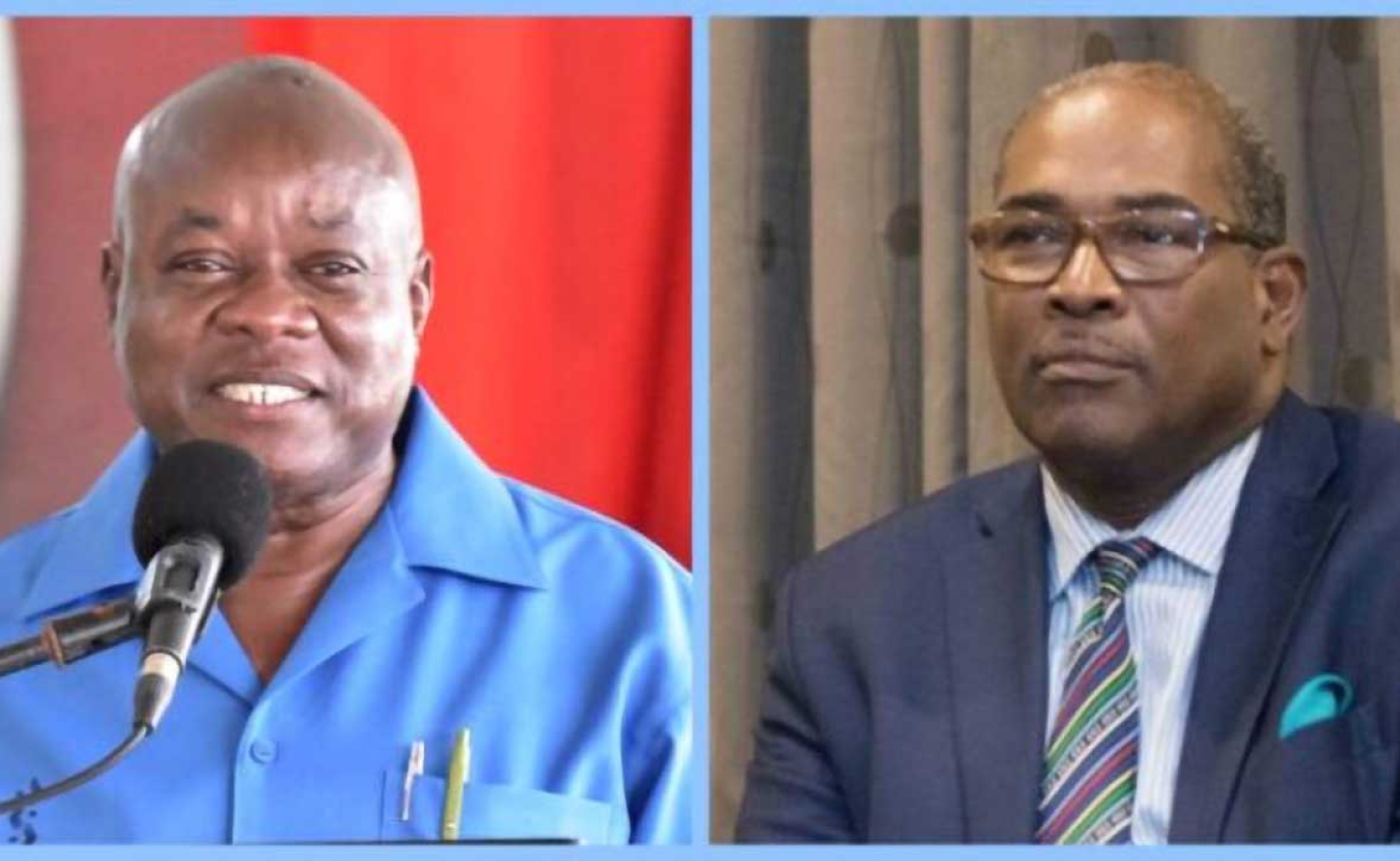 PNCR leader Aubrey Norton and AFC leader Nigel Hughes
