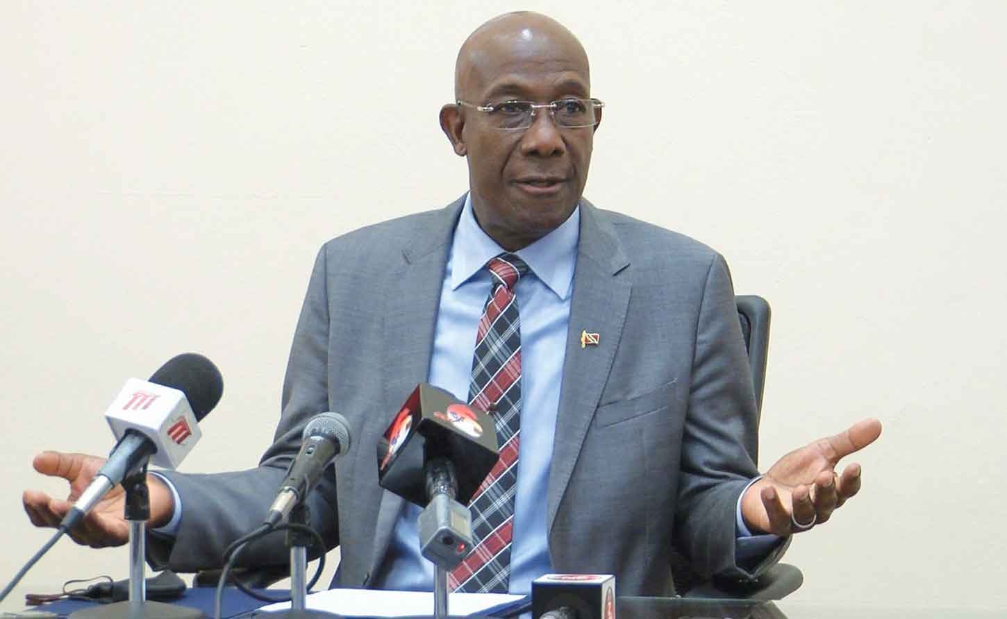 Former Trinidad and Tobago Prime Minister Dr. Keith Rowley.
