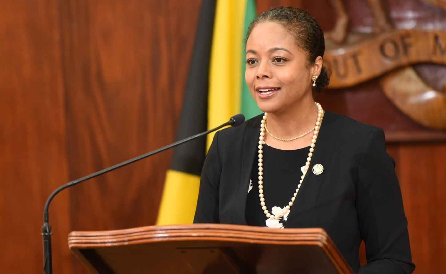 Minister of Legal and Constitutional Affairs,  Marlene Malahoo Forte
