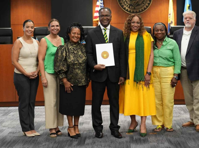DIASPORA | New Jersey’s Middlesex County's Historic Flag Raising Honors Jamaica's 63rd Independence