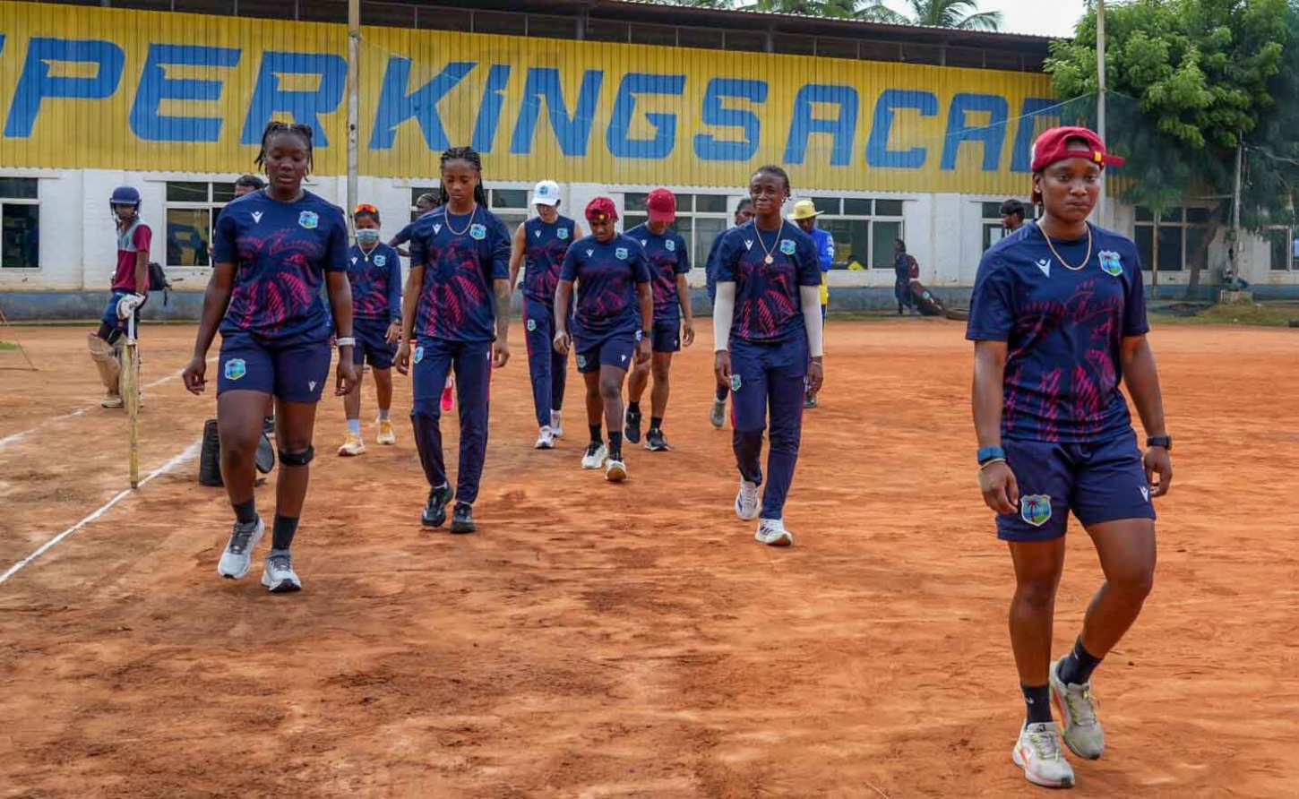 Cricket West Indies women on two week training at Channai in India