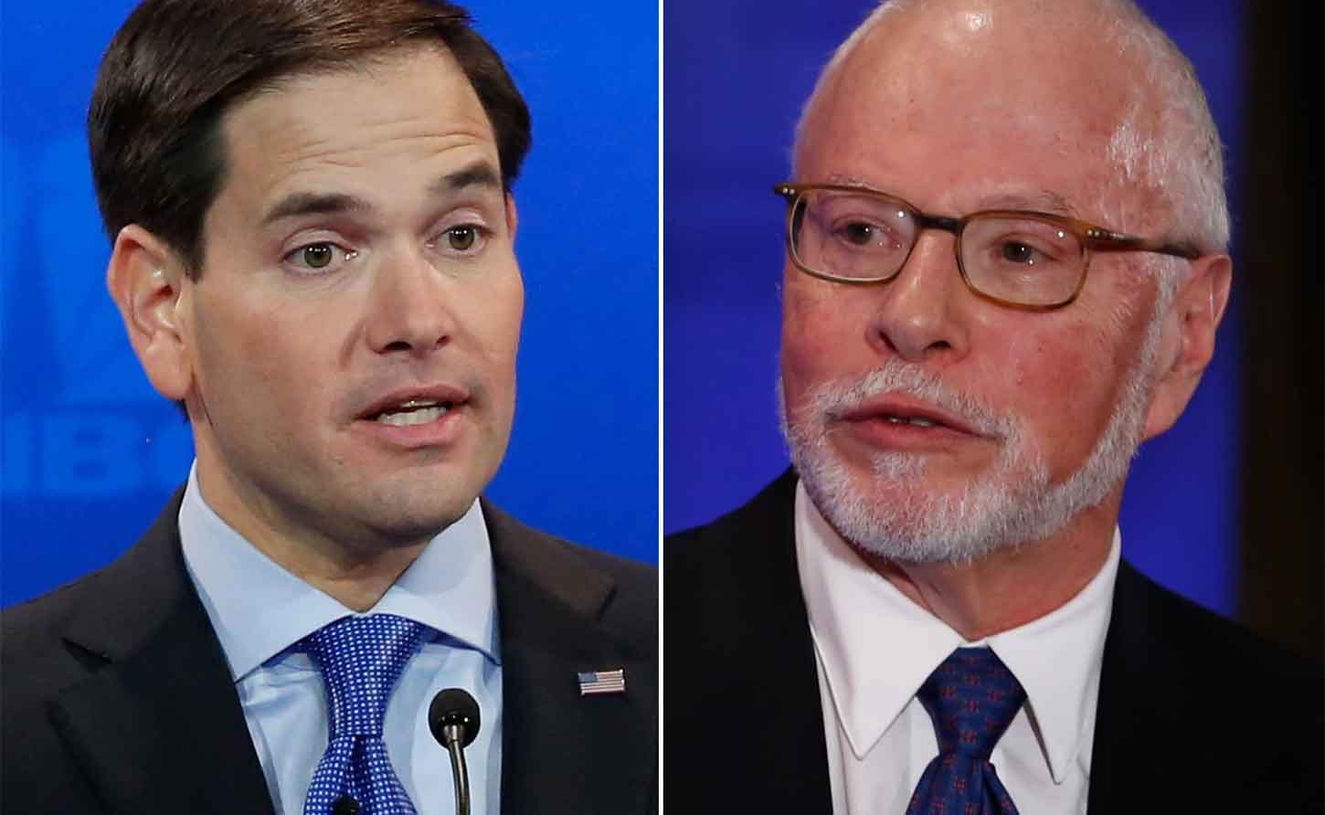US Secretart of State Marco Rubio and billionaire investor Paul Singer