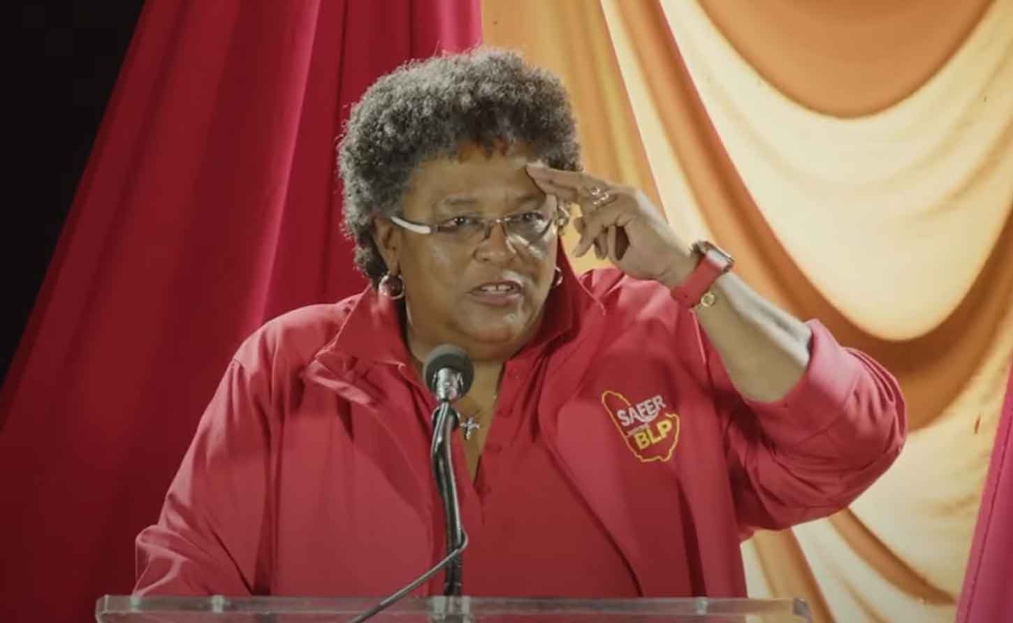 Leader of the Barbados Labour Party, (BLP) Prime Minister Mia Amor Mottley 