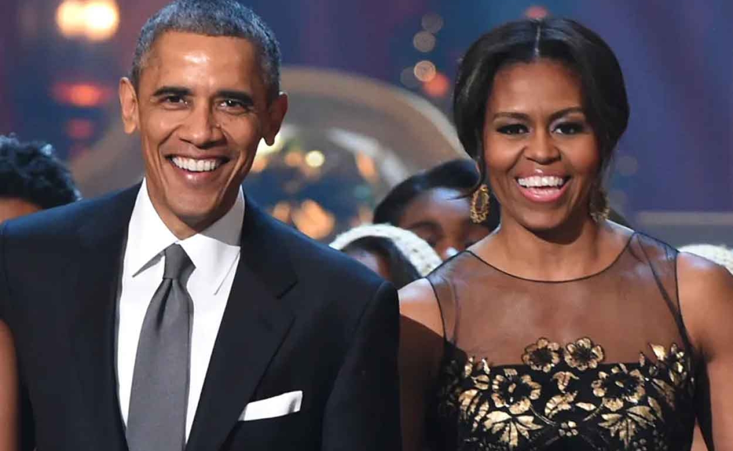 Former  United States President Barack and his wife Michelle Obama