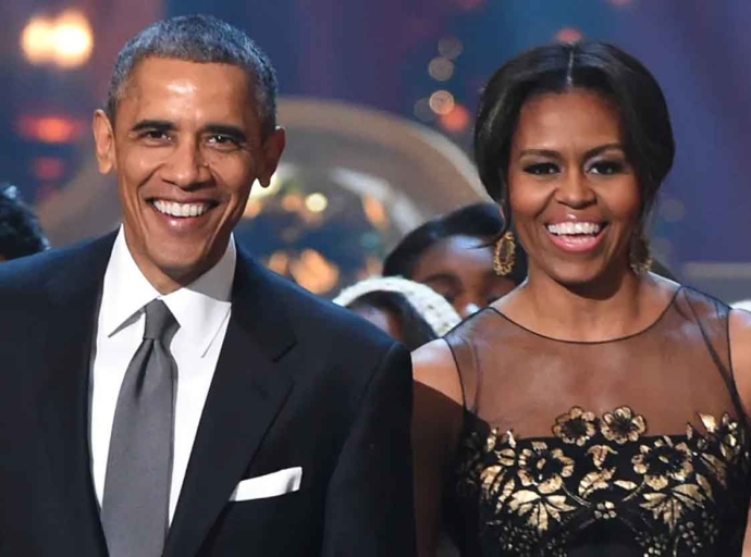 Former  United States President Barack and his wife Michelle Obama