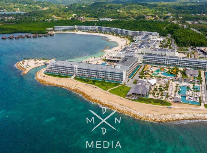 Drone photos of Princess Grand Jamaica &amp; Princess Senses the Mangrove | Green Island, Jamaica