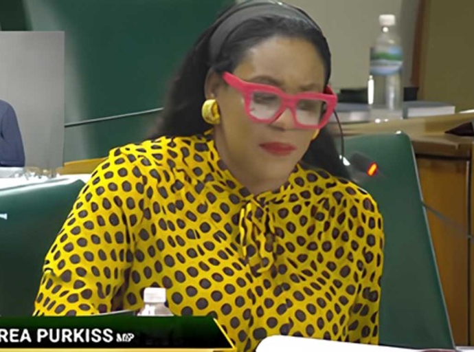 Member of Parliament for Eastern Hanover and  Opposition spokesperson for Tourism and Linkages, Andrea Purkiss