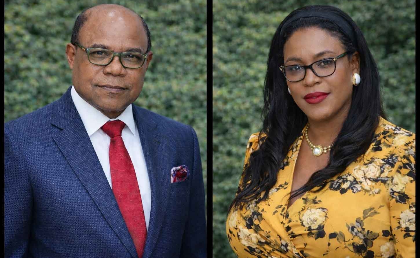 Tourism Minister Edmund Bartlett and Opposition Spokesperson on Tourism and Linkages, Andrea Purkiss