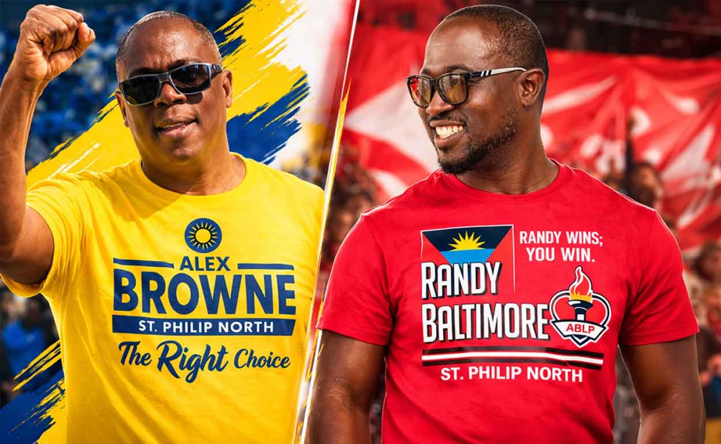 The United Progressive Party's Alex Browne and the ABLP's Randy Baltimore are running in the St. Philip’s North by-election