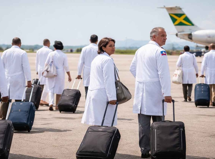 The Cuban medical brigade which has worked with Jamaica for the better part of fifty years have reluctantly left Jamaica with a heavy heart.