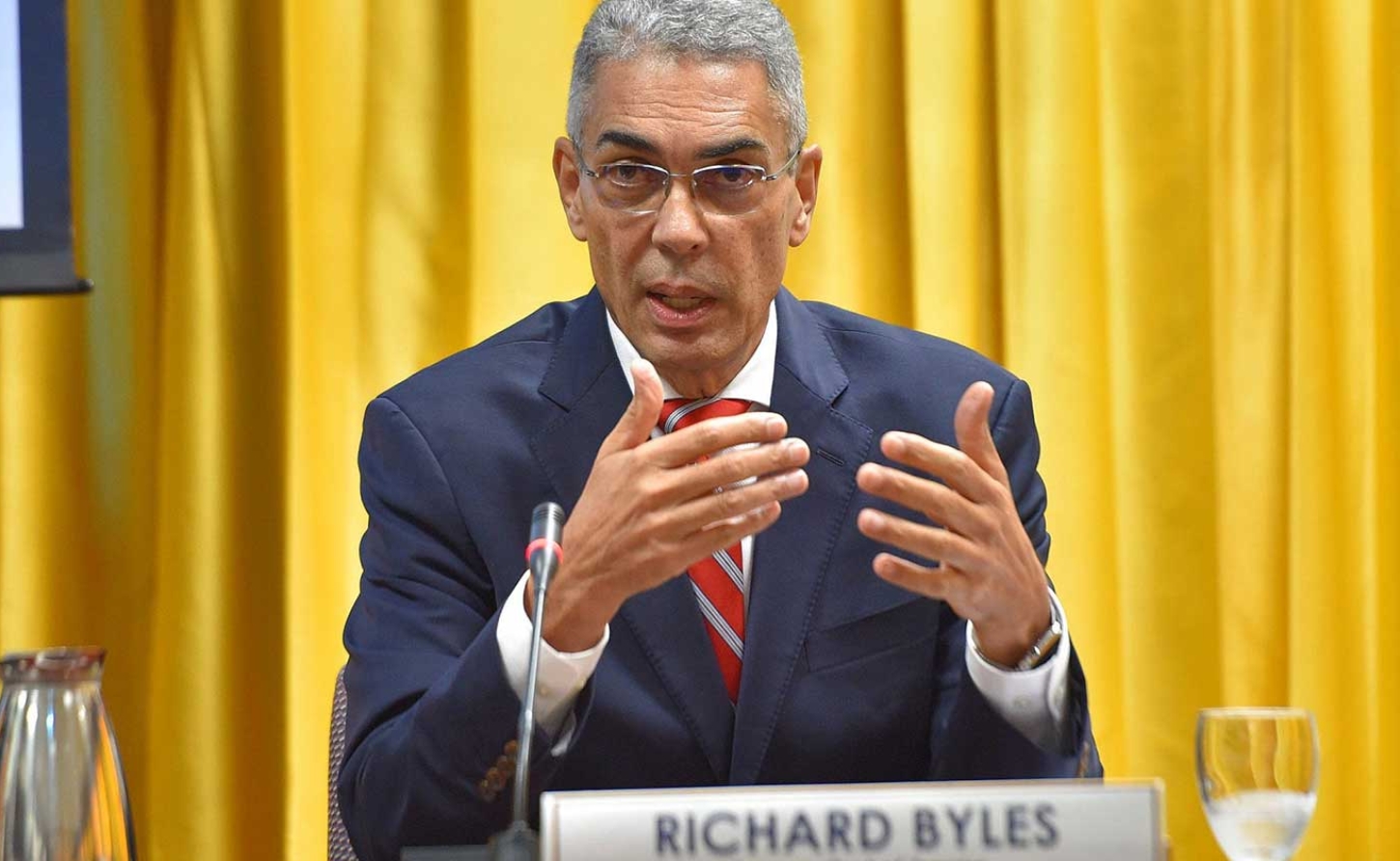 Governor of the Bank of Jamaica Richard Byles says the MPC has decided to hold its policy rate at 5.50 per cent per annum