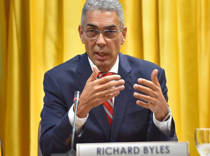Governor of the Bank of Jamaica Richard Byles says the MPC has decided to hold its policy rate at 5.50 per cent per annum