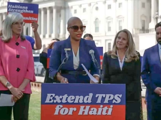 DIASPORA | House Extends Lifeline to 350,000 Haitians as Pressley Leads Humanitarian Revolt