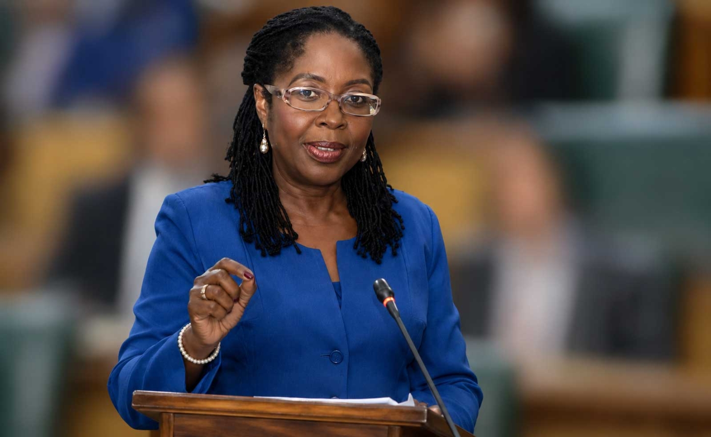 Opposition Spokesperson on Social Protection and Social Transformation, MP, Dr Angela Brown Burke.