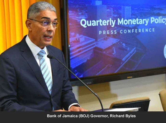 Governor of the Bank of Jamaioca Richard Byles says MPC has held the policy rate at 5.50 percent.